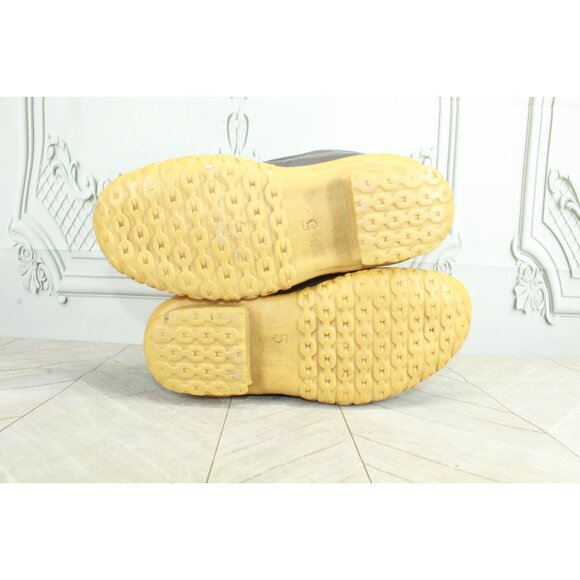 Vintage LL Bean Women's Brown Leather Lace Up Ankle Hunting Duck Boots Size 7 - Picture 9 of 9